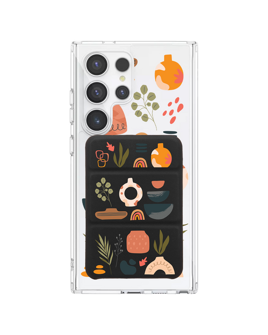 Android Magnetic Trifold Wallet Case - Minimalist