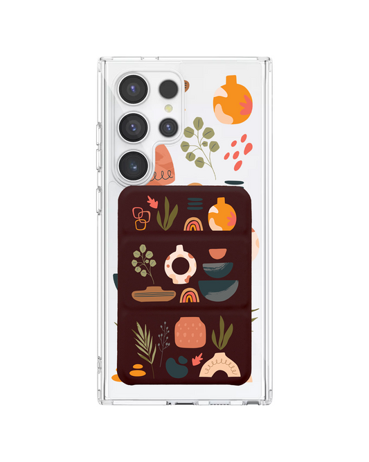 Android Magnetic Trifold Wallet Case - Minimalist