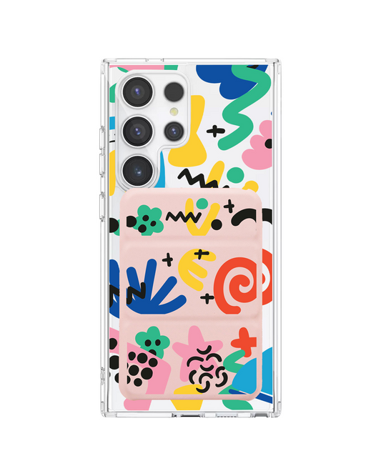 Android Magnetic Trifold Wallet Case - Celestial 2.0