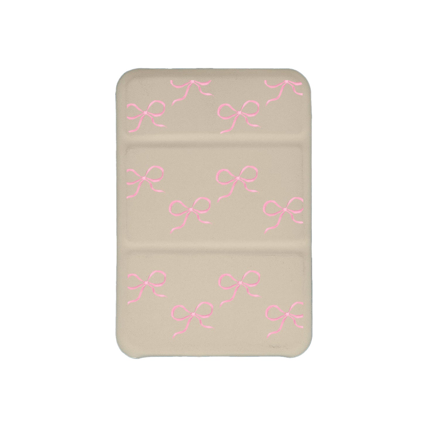 Android Magnetic Trifold Wallet Case - Coquette Pink Bow