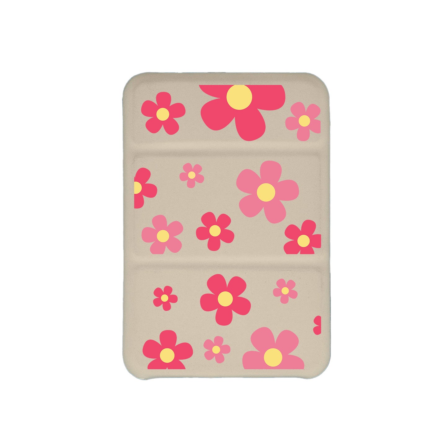 Android Magnetic Trifold Wallet Case - Daisy Blush