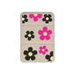 iPhone Magnetic Trifold Wallet Case - Daisy Hot Pink