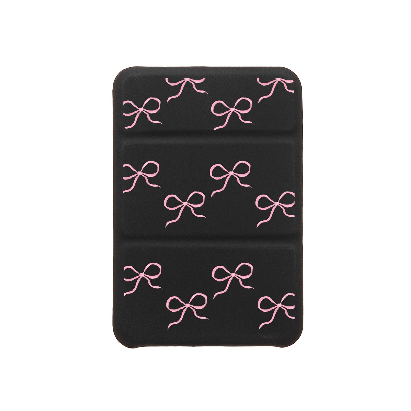 Android Magnetic Trifold Wallet Case - Coquette Pink Bow