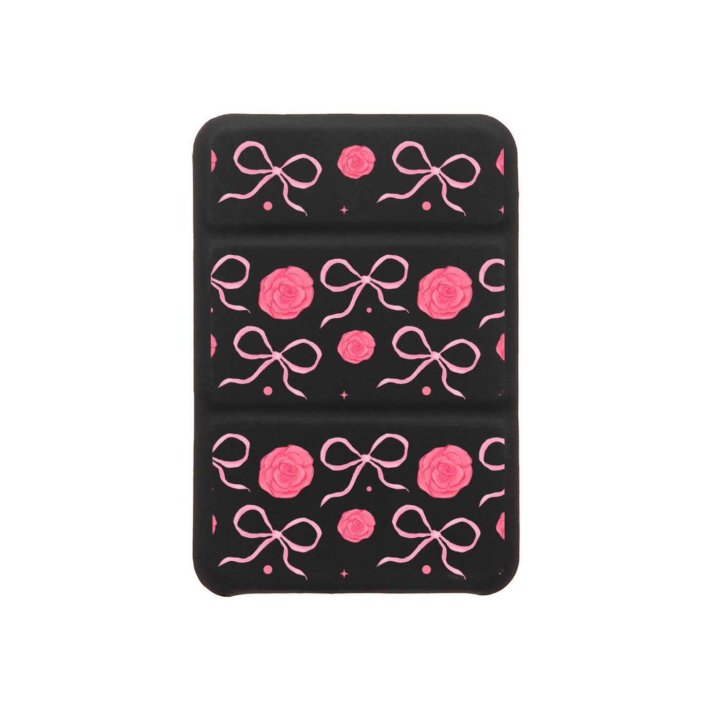 Android Magnetic Trifold Wallet Case - Coquette Rose