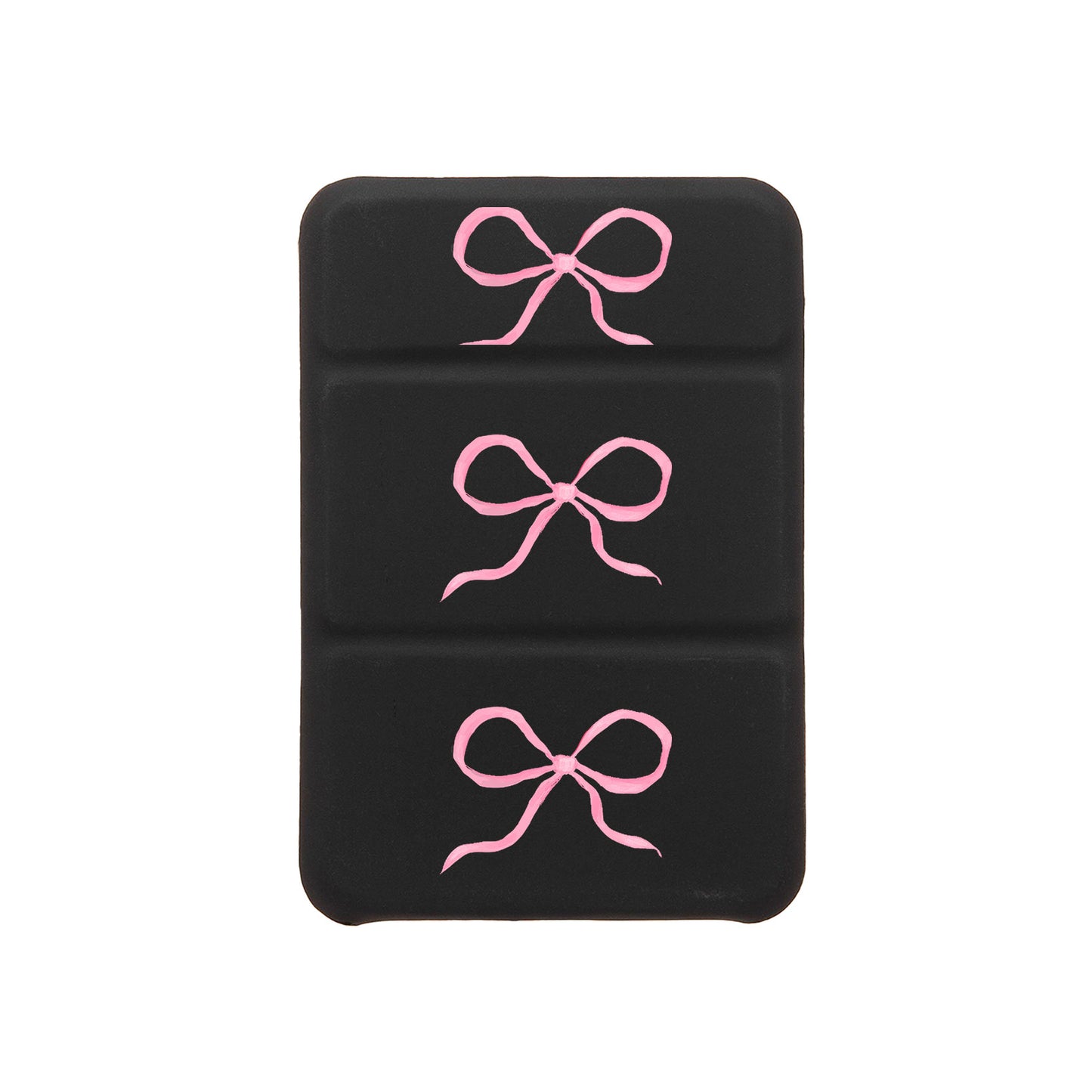 Android Magnetic Trifold Wallet Case - Coquette Triple Bow