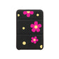 Android Magnetic Trifold Wallet Case - Daisy Hot Pink