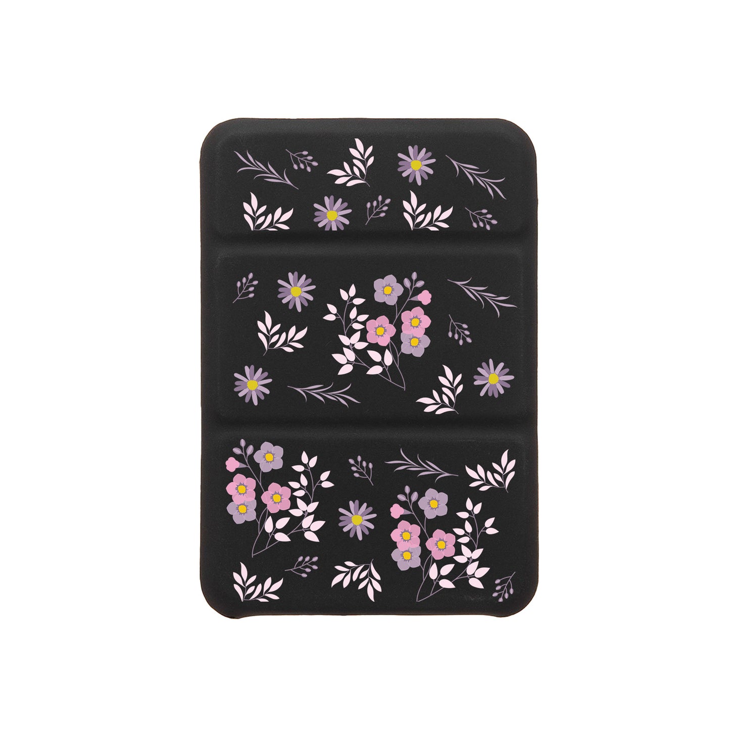 iPhone Magnetic Trifold Wallet Case - Cherry Blossom