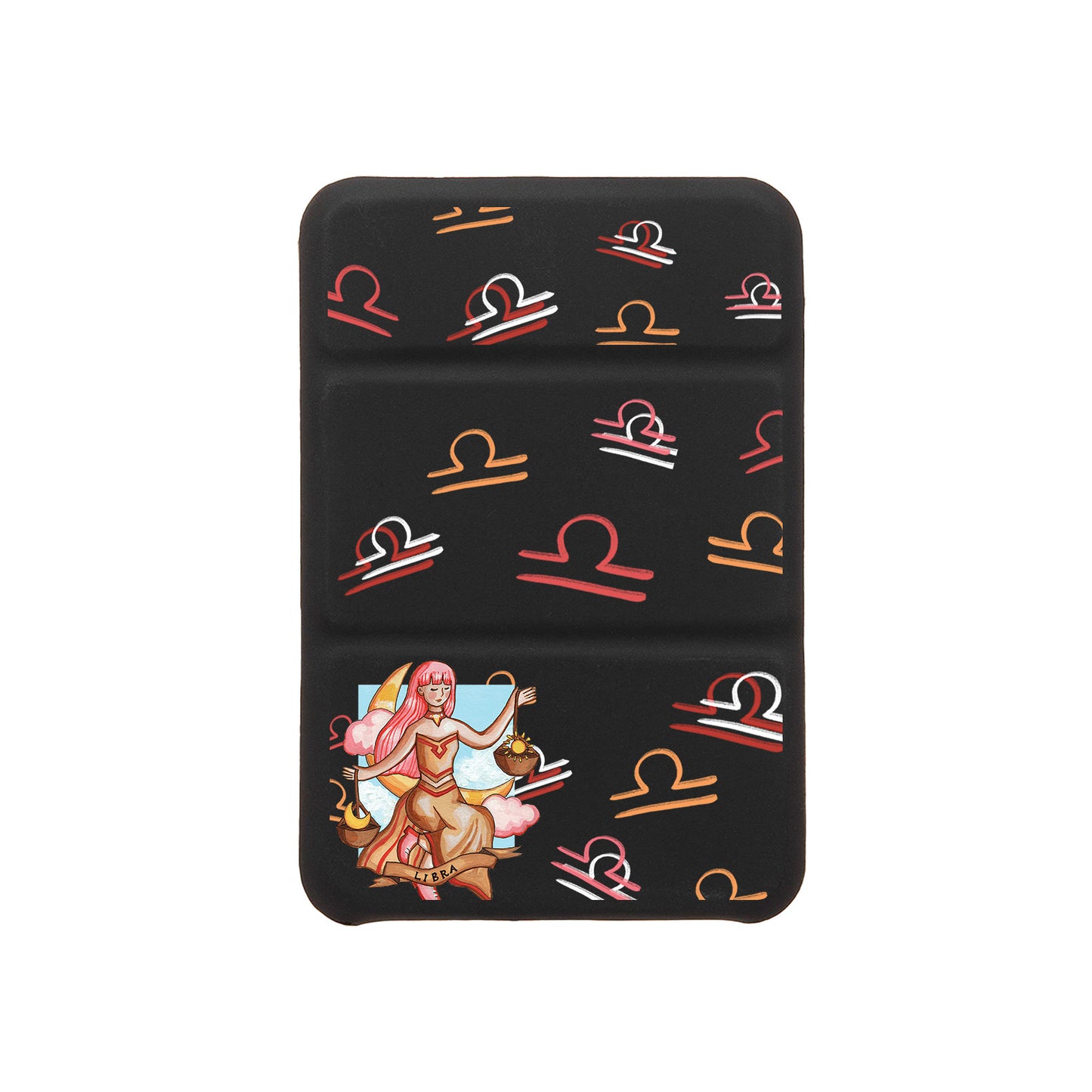 iPhone Magnetic Trifold Wallet Case - Libra