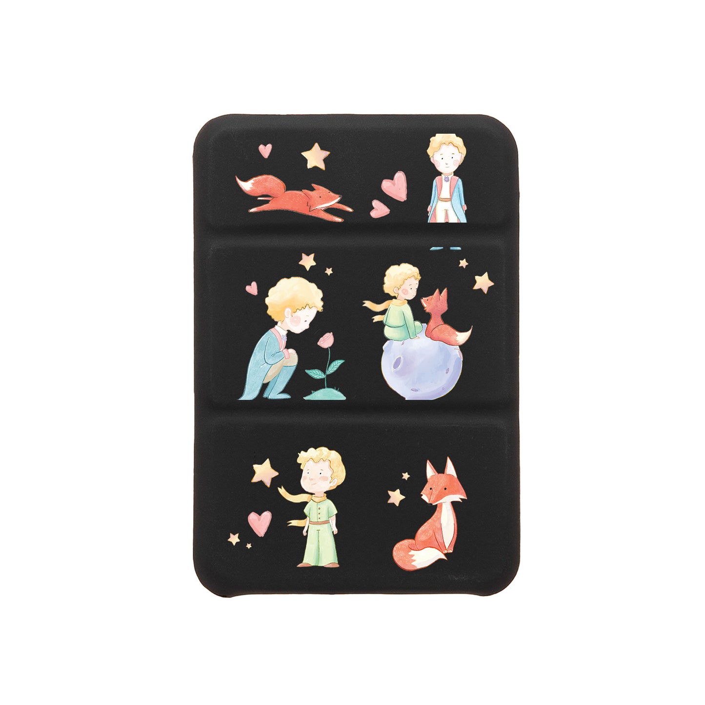 iPhone Magnetic Trifold Wallet Case - Little Prince and Fox