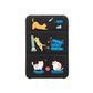 Android Magnetic Trifold Wallet Case - Playful Cat