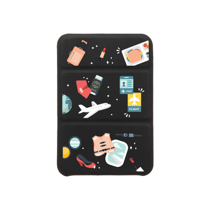 iPhone Magnetic Trifold Wallet Case - Stewardess or Flight Attendant