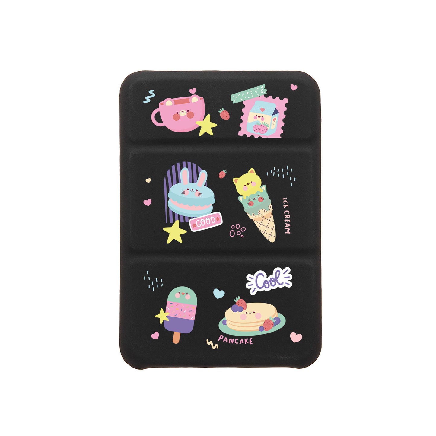 Android Magnetic Trifold Wallet Case - Sweet Cafe