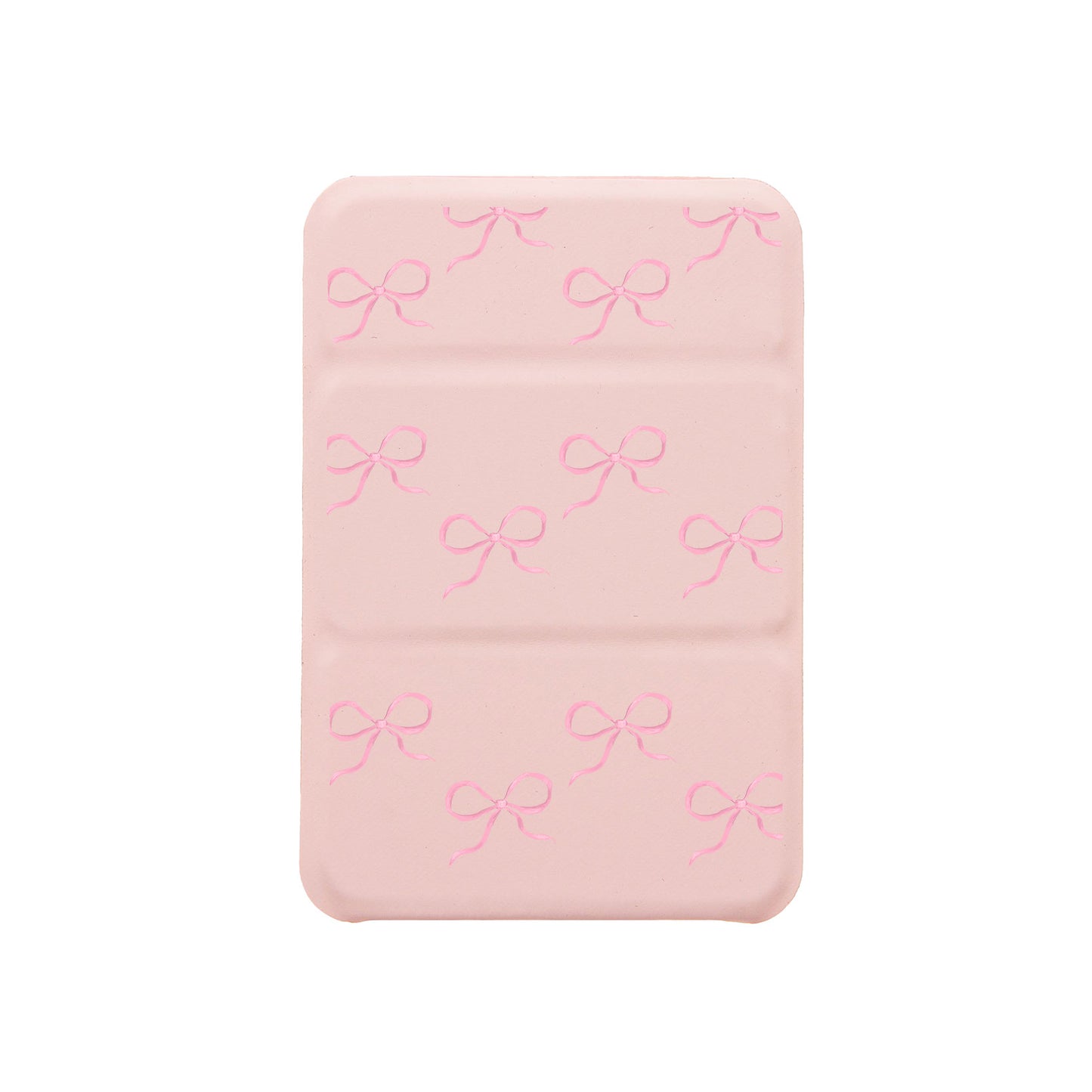 Android Magnetic Trifold Wallet Case - Coquette Pink Bow