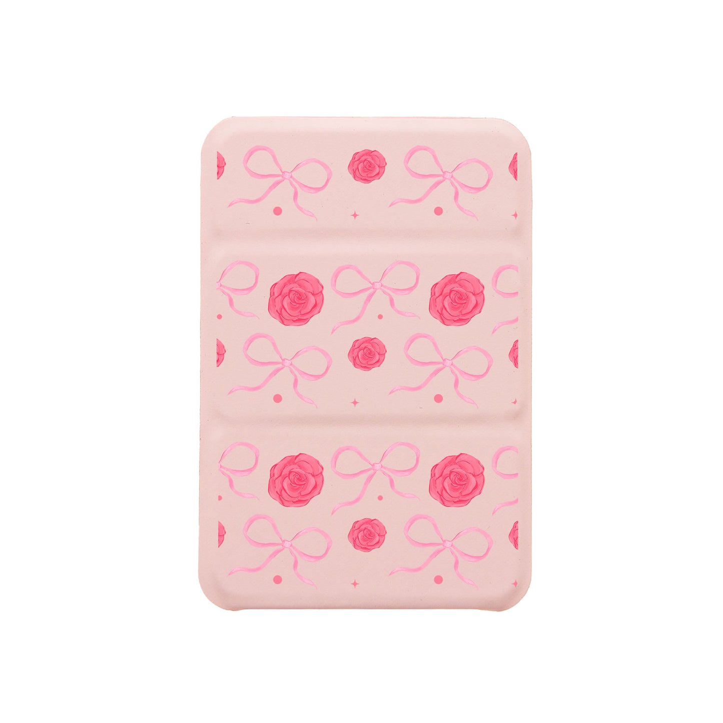 Android Magnetic Trifold Wallet Case - Coquette Rose