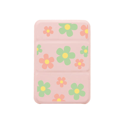 iPhone Magnetic Trifold Wallet Case - Daisy Spring
