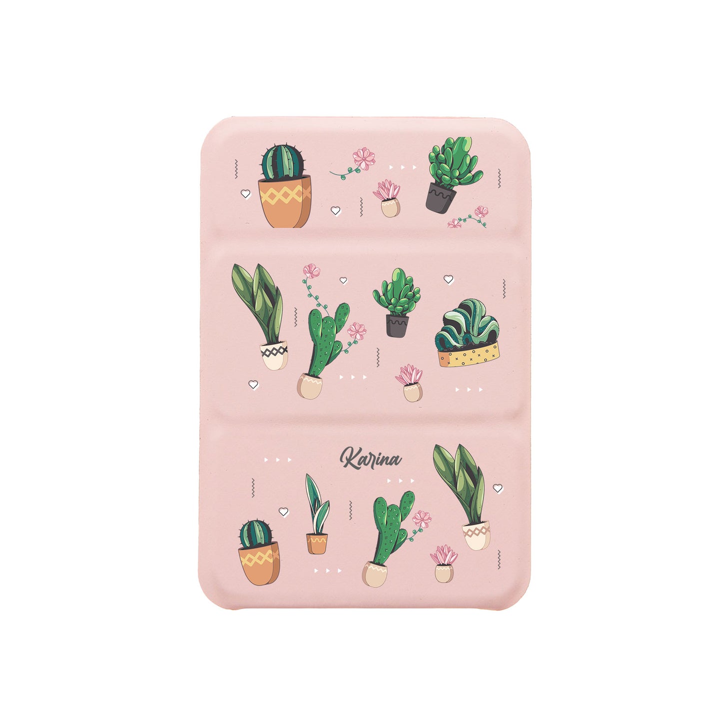 iPhone Magnetic Trifold Wallet Case - Cactus 3.0