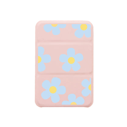 iPhone Magnetic Trifold Wallet Case - Daisy Garland