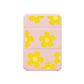 Android Magnetic Trifold Wallet Case - Daisy Sunshine