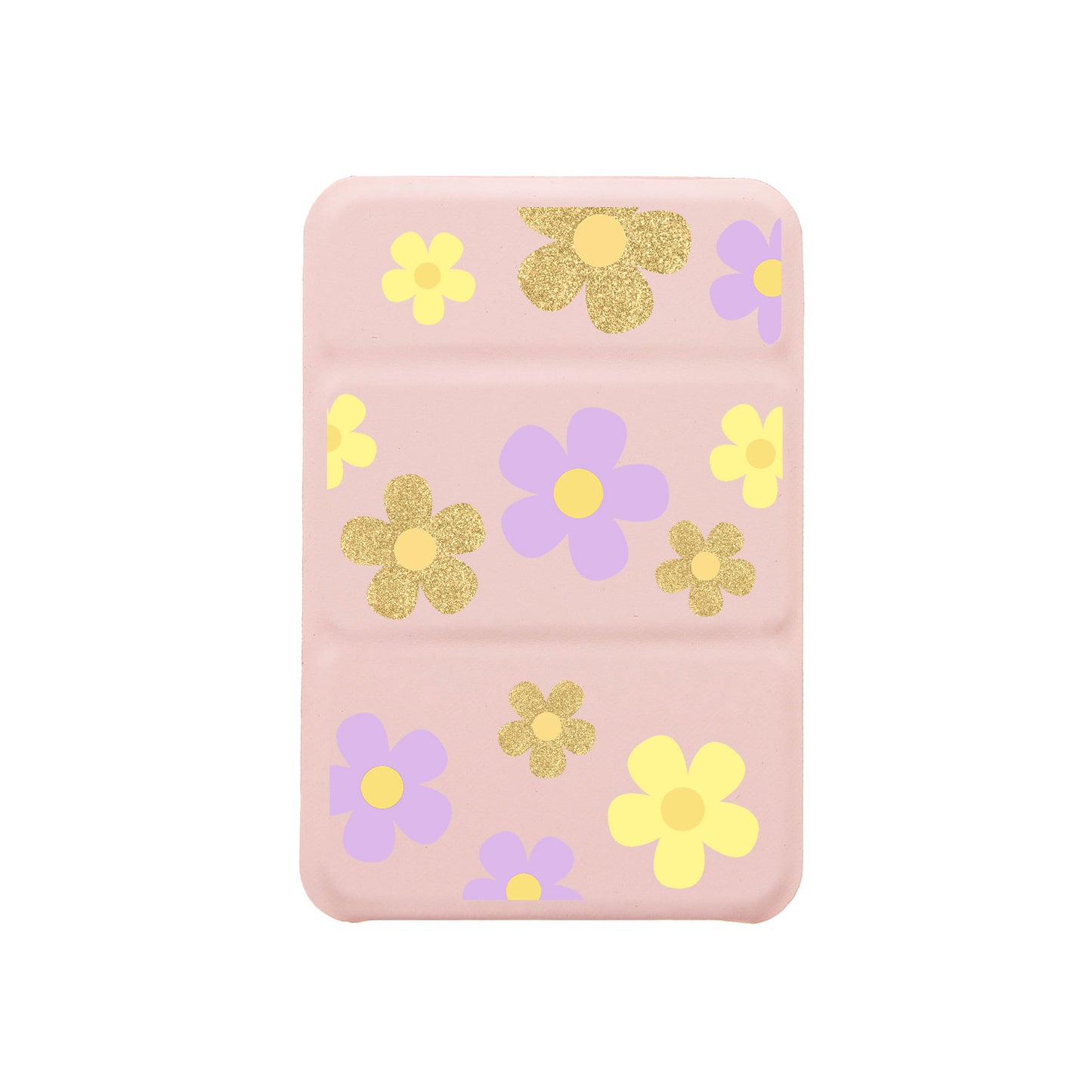 iPhone Magnetic Trifold Wallet Case - Daisy Twinkle