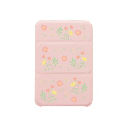 iPhone Magnetic Trifold Wallet Case - Dandelion