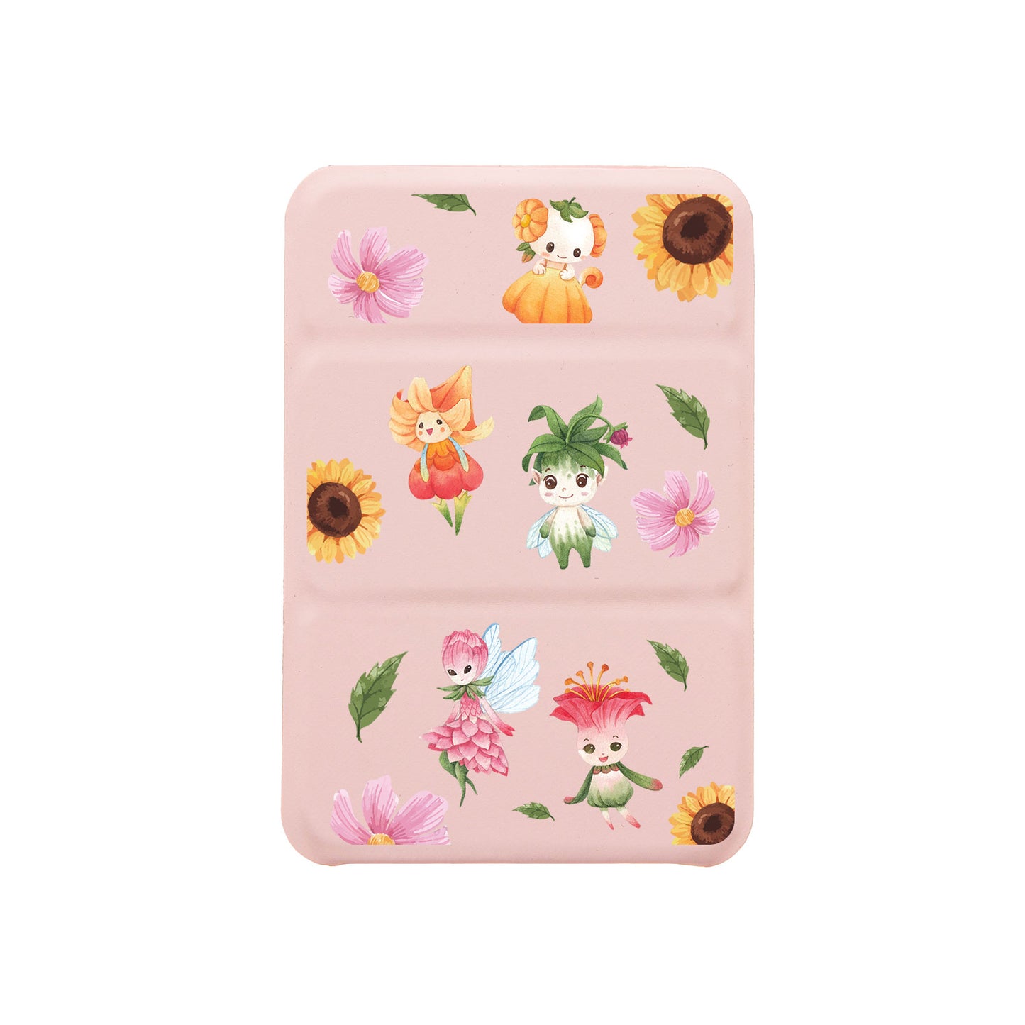 iPhone Magnetic Trifold Wallet Case - Magical Garden