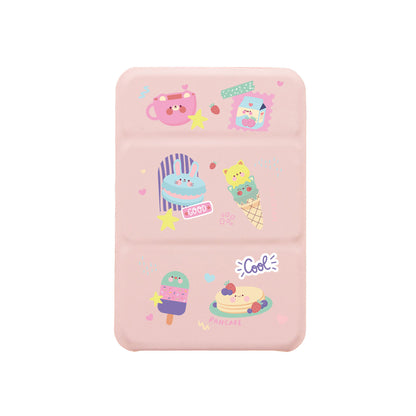 iPhone Magnetic Trifold Wallet Case - Sweet Cafe