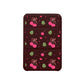 Android Magnetic Trifold Wallet Case - Coquette Cherry