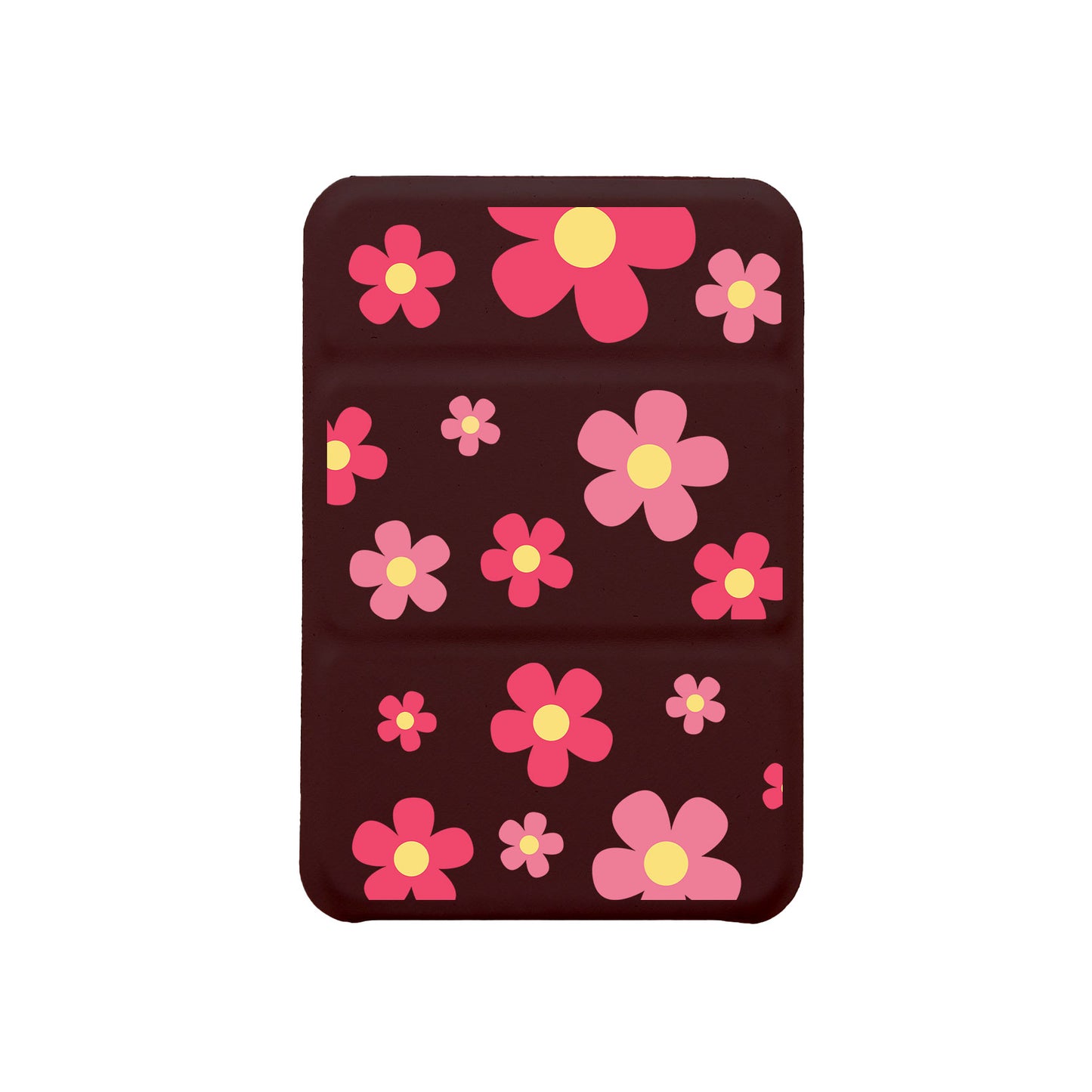 Android Magnetic Trifold Wallet Case - Daisy Blush