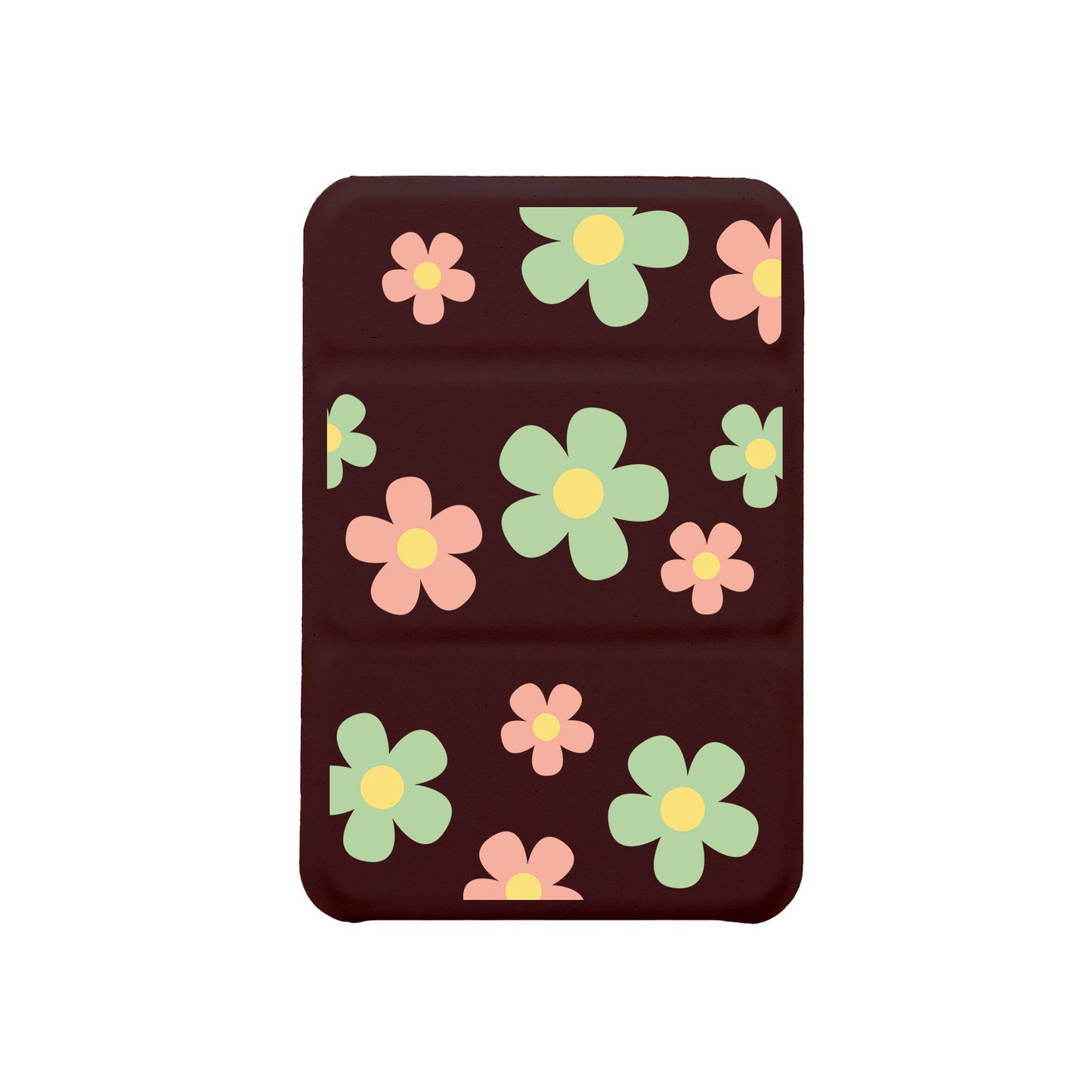 Android Magnetic Trifold Wallet Case - Daisy Spring