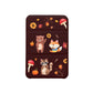 Android Magnetic Trifold Wallet Case - Autumn Animals