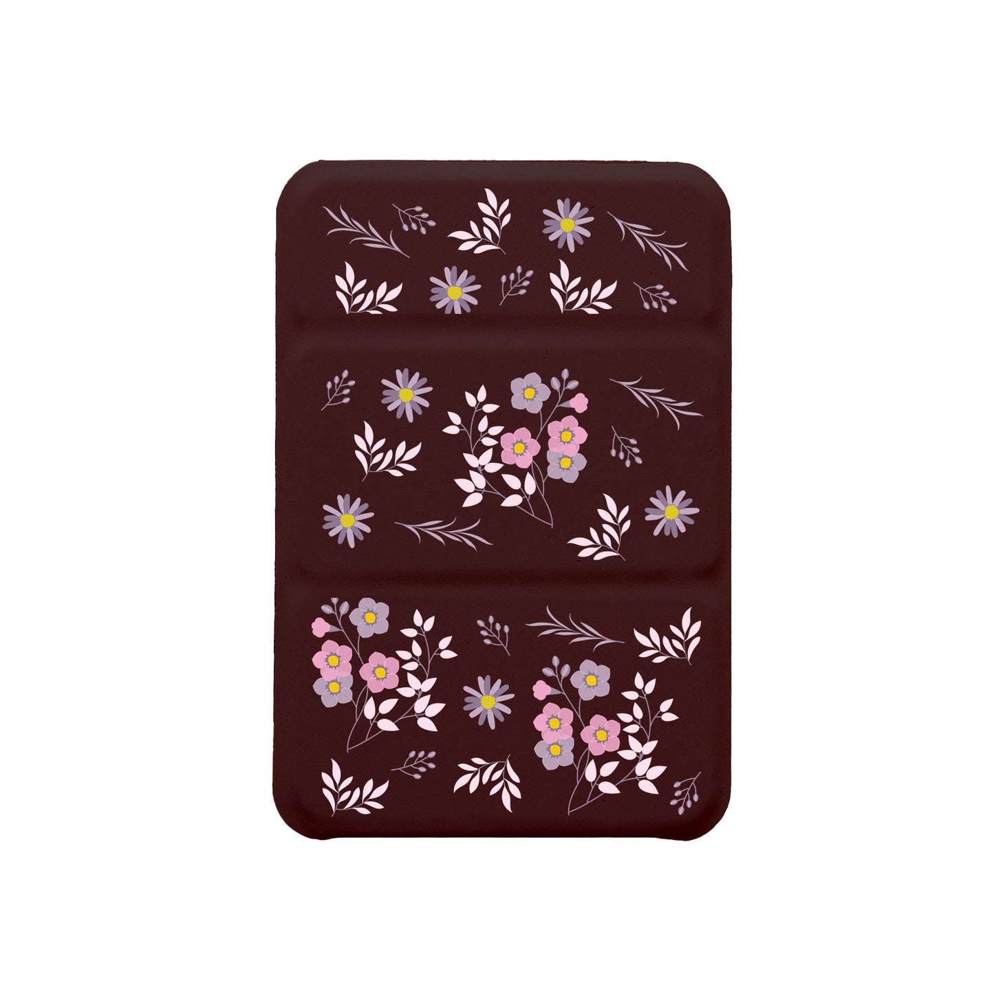 iPhone Magnetic Trifold Wallet Case - Cherry Blossom