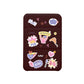 iPhone Magnetic Trifold Wallet Case - Girl Power Sticker Pack