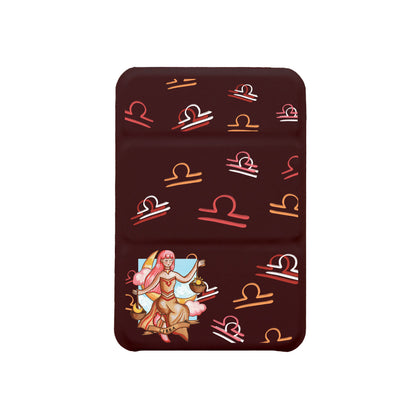 iPhone Magnetic Trifold Wallet Case - Libra
