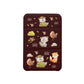 Android Magnetic Trifold Wallet Case - Racoon and Friends