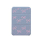 Android Magnetic Trifold Wallet Case - Coquette Pink Bow