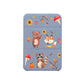 Android Magnetic Trifold Wallet Case - Autumn Animals