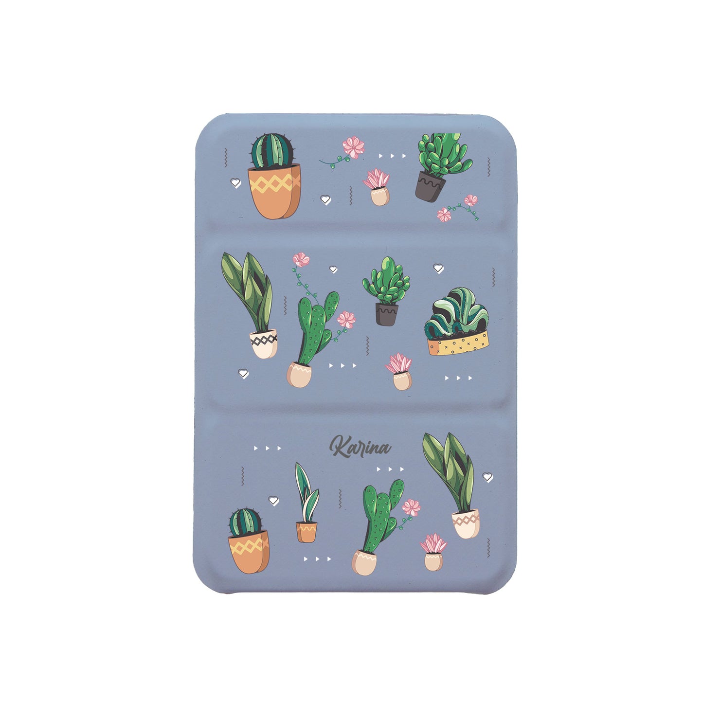 iPhone Magnetic Trifold Wallet Case - Cactus 3.0