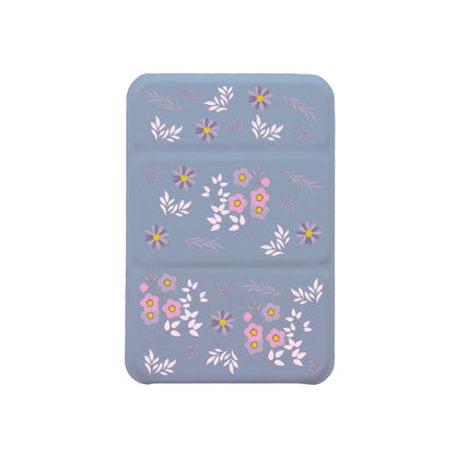 iPhone Magnetic Trifold Wallet Case - Cherry Blossom