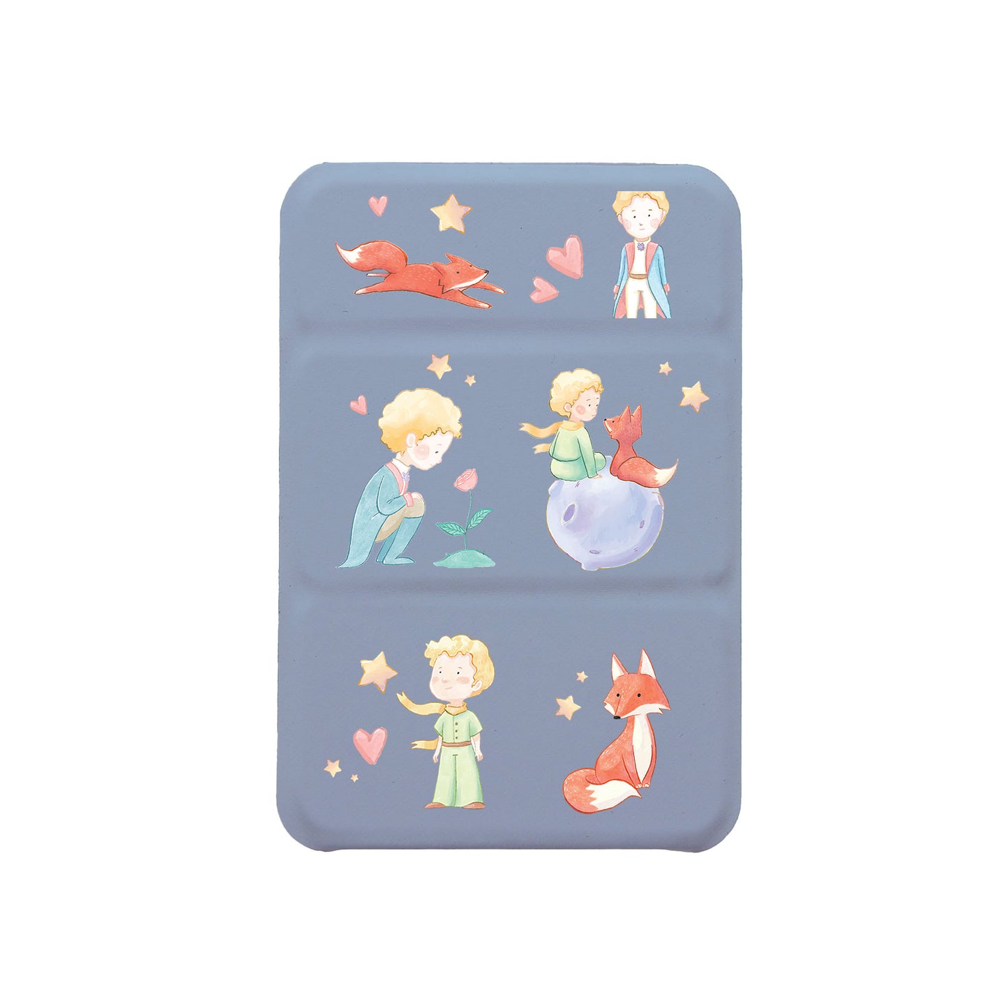 iPhone Magnetic Trifold Wallet Case - Little Prince and Fox