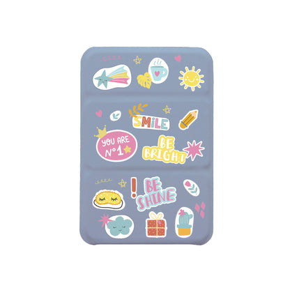 iPhone Magnetic Trifold Wallet Case - Self Love Sticker Pack 3.0