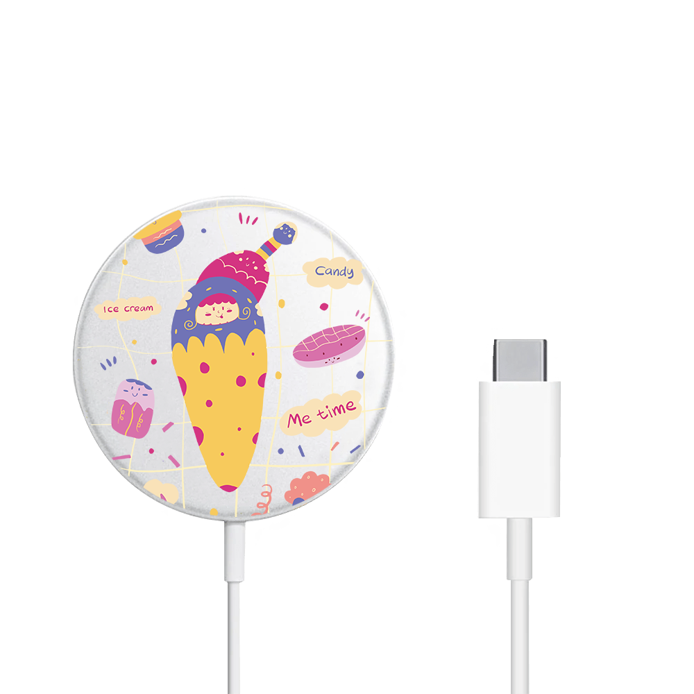 Magnetic Wireless Charger - Candy Doodle