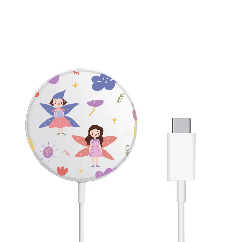 Magnetic Wireless Charger - Fairy Pattern