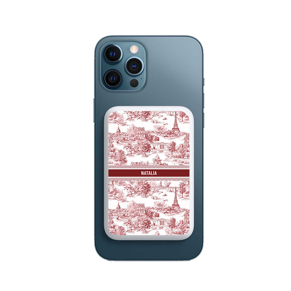 Magnetic Wireless Powerbank - Toile du Juoy City