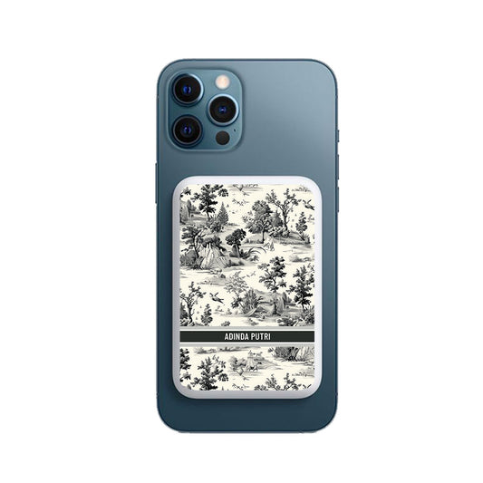 Magnetic Wireless Powerbank - Toile du Juoy Faune