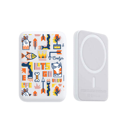 Magnetic Wireless Powerbank - Life in Colour