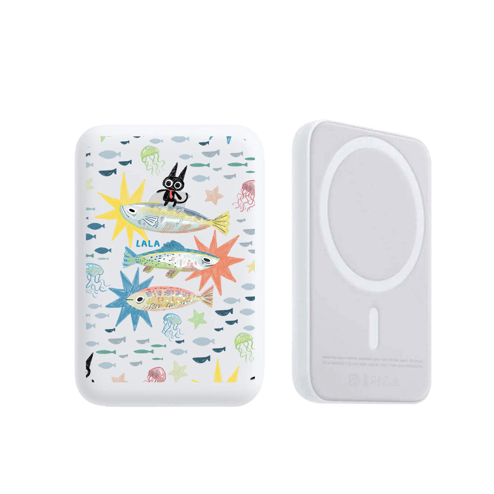 Magnetic Wireless Powerbank - The Fish Surfer