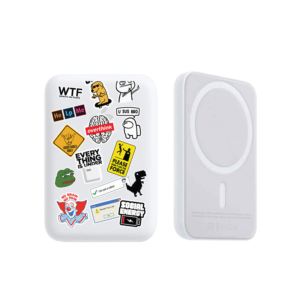 Magnetic Wireless Powerbank - Brand Parody 2.0