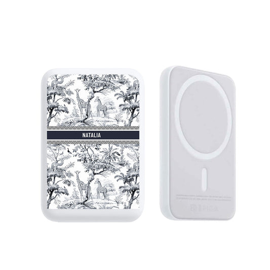 Magnetic Wireless Powerbank - Toile du Juoy Giraffe