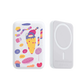 Magnetic Wireless Powerbank - Dessert Doodle