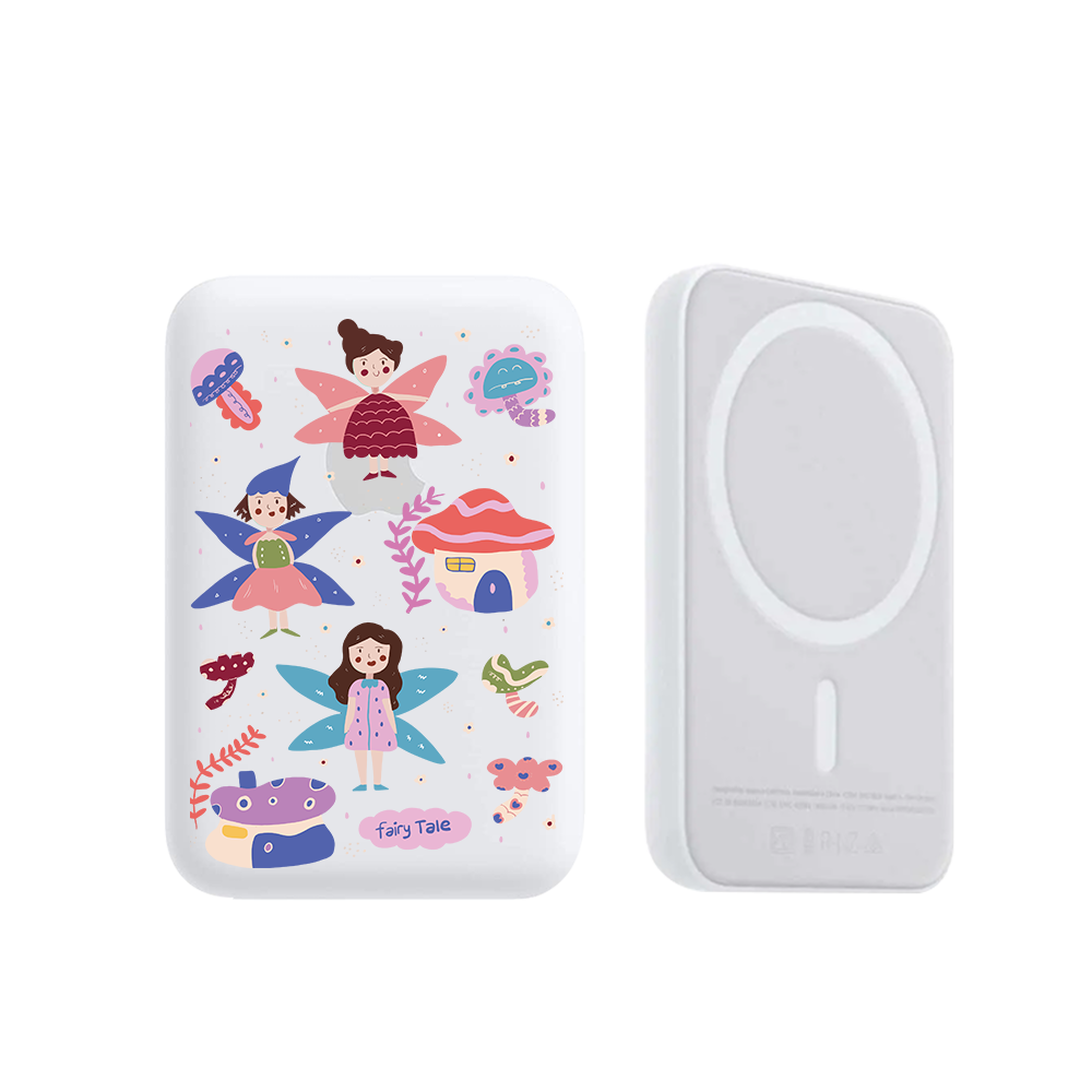 Magnetic Wireless Powerbank - Fairytale